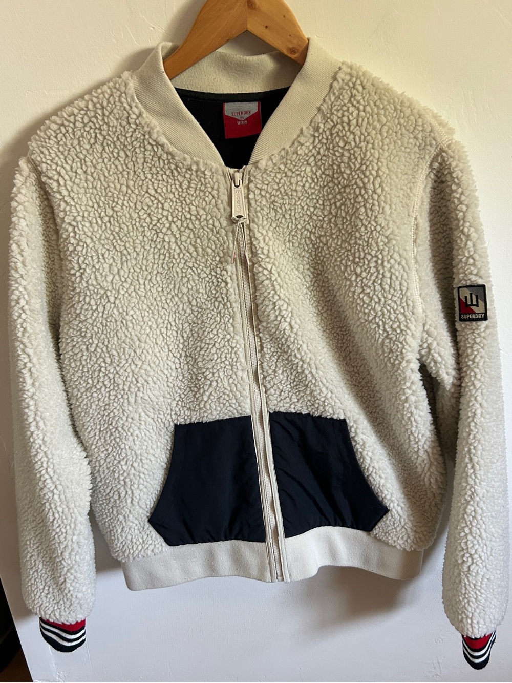 Superdry Storm Teddy Fleece Preppy Fleece Full Zip Polar